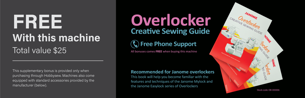 Janome 454d new model 4 thread differential feed overlocker