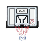 Basketball hoop with Everfit branding on a white background