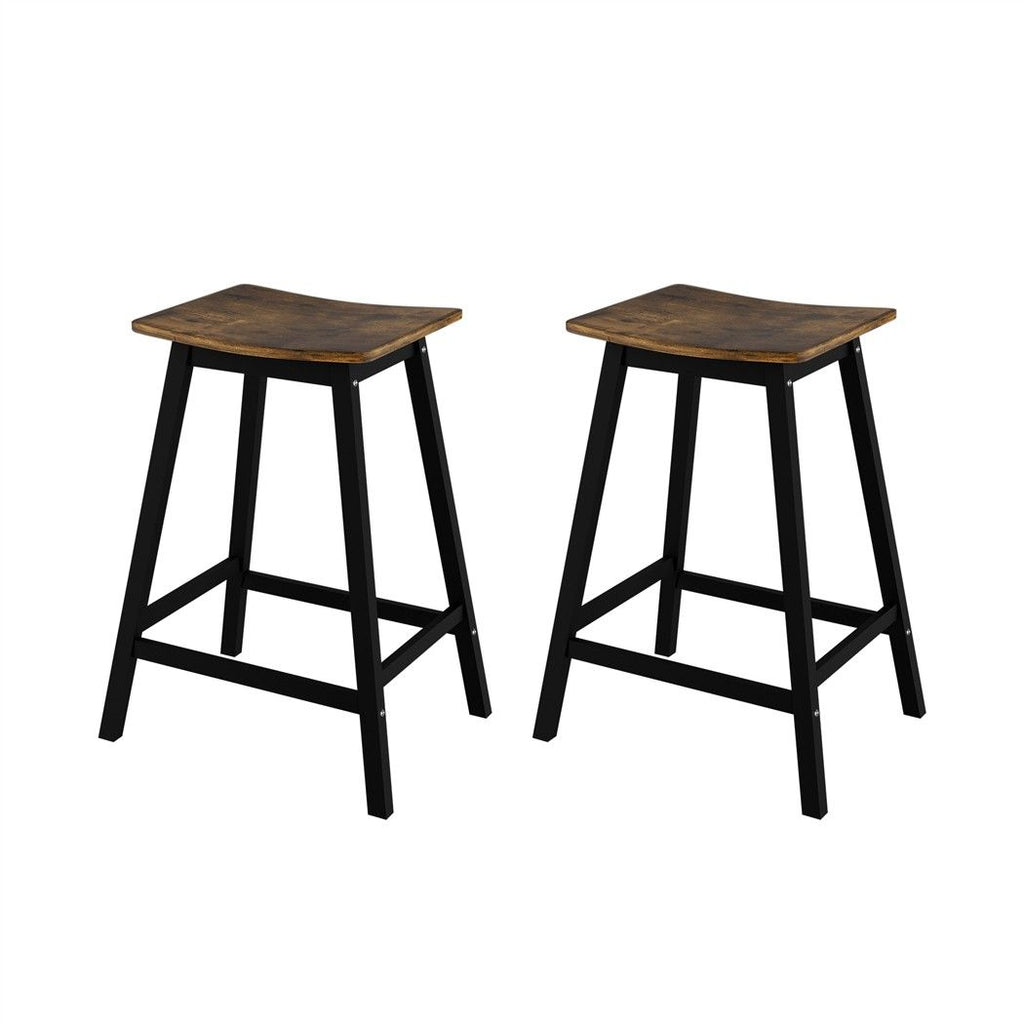 Artiss Bar Stools Set of 2 – Industrial Rustic Kitchen Counter Stools