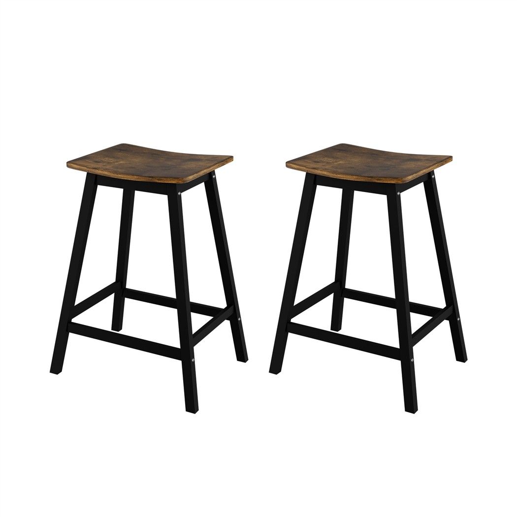Artiss Bar Stools Set of 2 – Industrial Rustic Kitchen Counter Stools