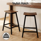 Artiss Bar Stools Set of 2 – Industrial Rustic Kitchen Counter Stools