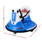 Rigo 12V Kids Bumper Ride-On Car — Blue