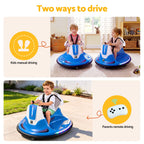 Rigo 12V Kids Bumper Ride-On Car — Blue
