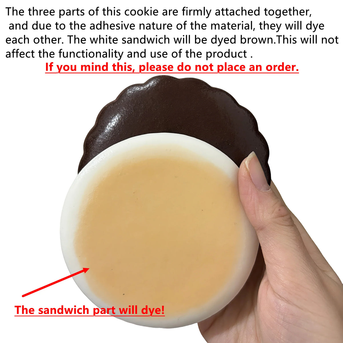 Slow-Rising Cookie Squishy – Realistic Squeeze Stress Toy