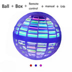Colorful disco ball with text listing included items on a white background

