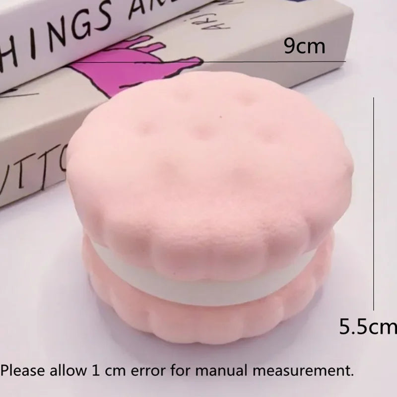 Slow-Rising Cookie Squishy – Realistic Squeeze Stress Toy