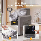 Norda pasta maker with one-click auto cleaning function in a kitchen setting