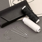 Hand Sewing Kit Canvas Leather Craft 31 or 37PCS Big Eye Needles Cotton Thread - 37PCS