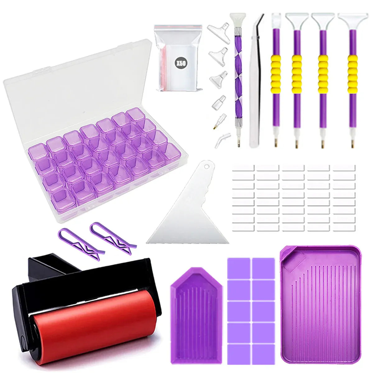 45 or 84 PCS Diamond Painting Tool Kit for DIY Diamond Art Craft Projects Use - 84PCS