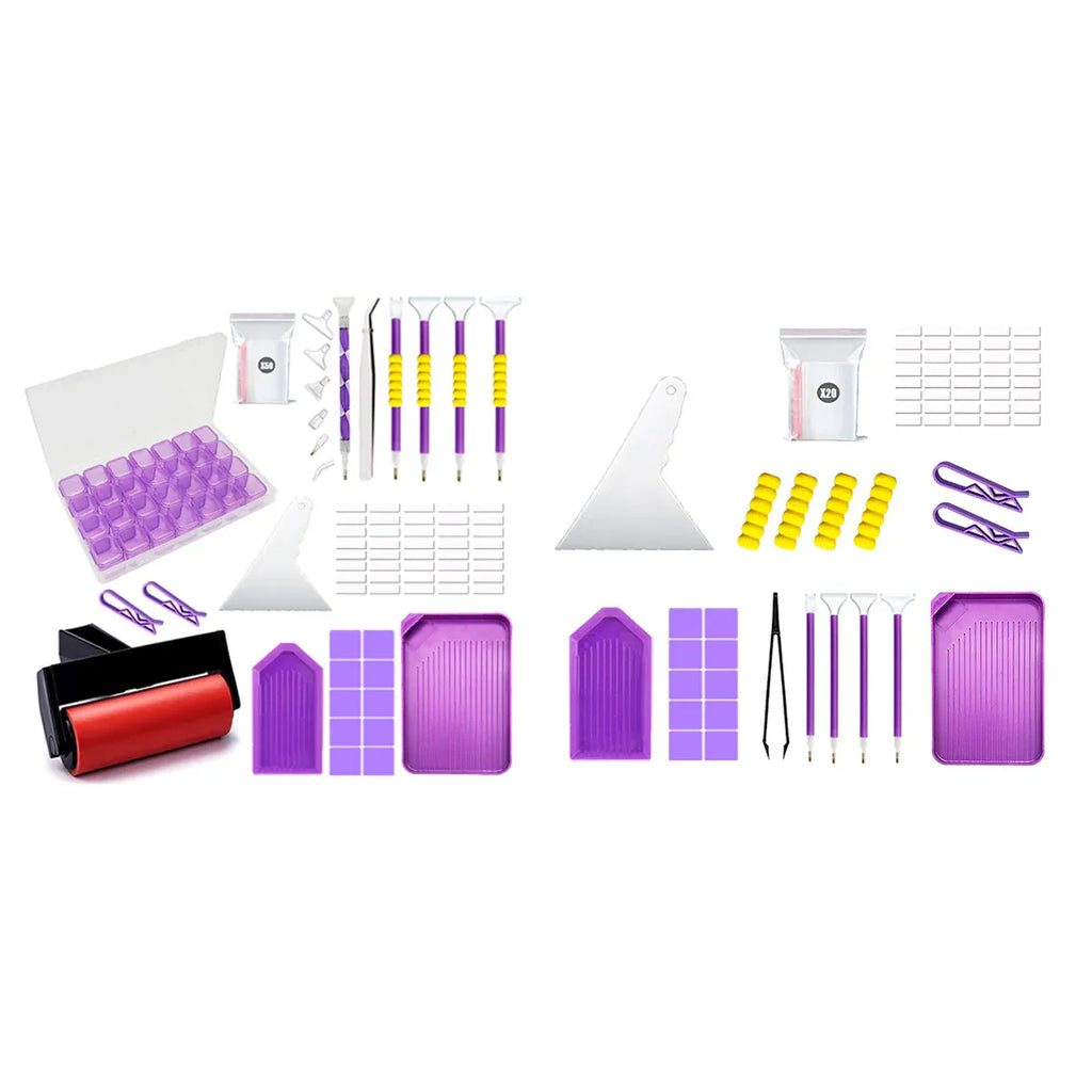 45 or 84 PCS Diamond Painting Tool Kit for DIY Diamond Art Craft Projects Use - 84PCS