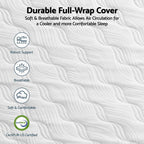 Textured fabric background with features of a durable full-wrap cover.