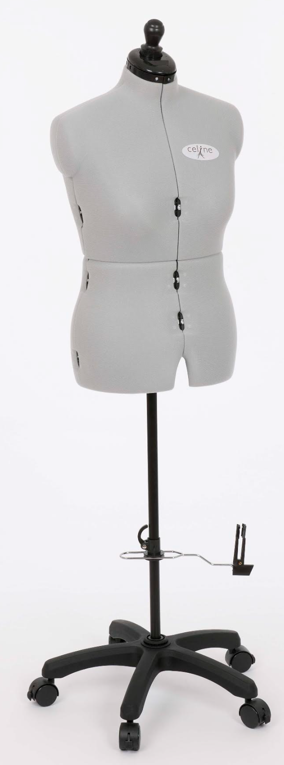 The Celine dressmakers dummy comes in three sizes, Small, Medium and large