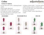 Celine Standard Plus Dressmaking Dummy – Fuller Figure  sized Silver Grey