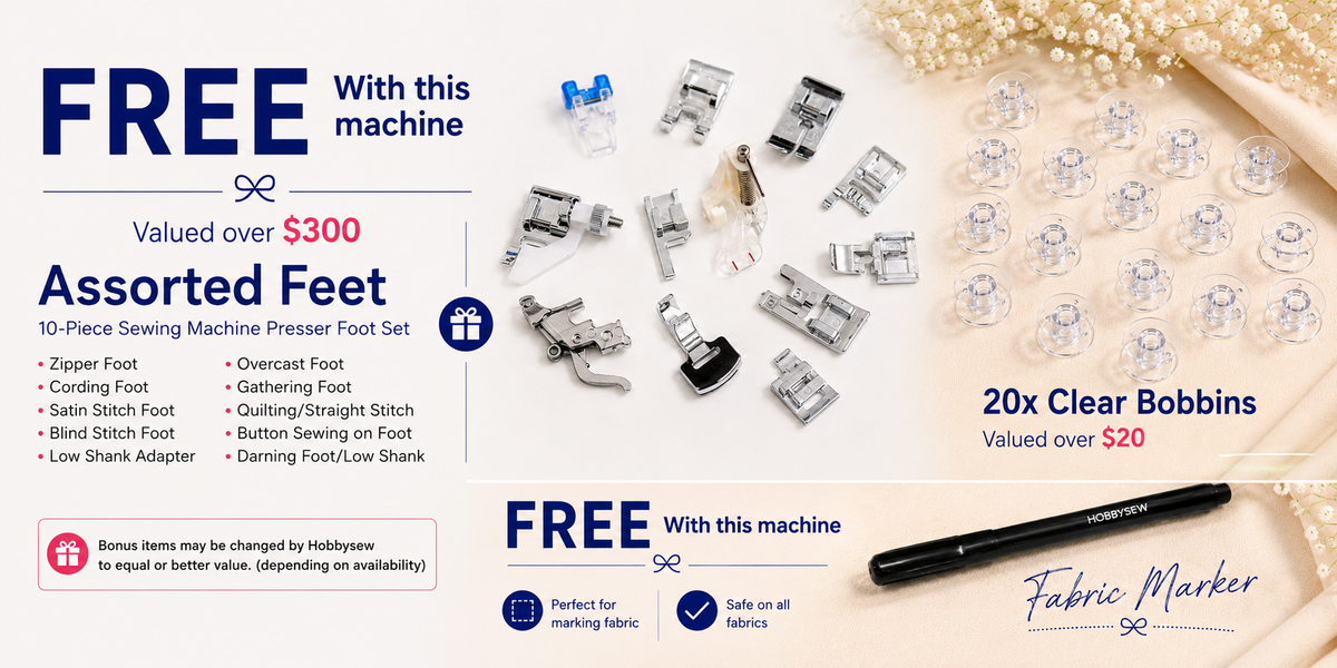 Janome DC6050 Computerised Sewing Machine – 50 Stitches, 7mm Stitch Width