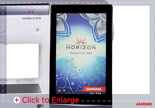 Preloved Janome Horizon Memory Craft 15000 Quilting & Embroidery Machine