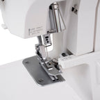 The overlocker area on the new Janome SewSwitch combo sewing machine