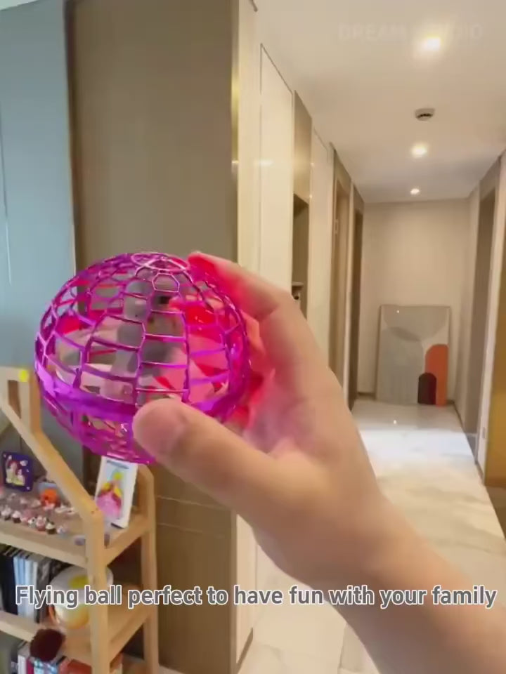 See how his flying ball actually works. always throw it up above you height