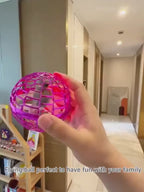 See how his flying ball actually works. always throw it up above you height