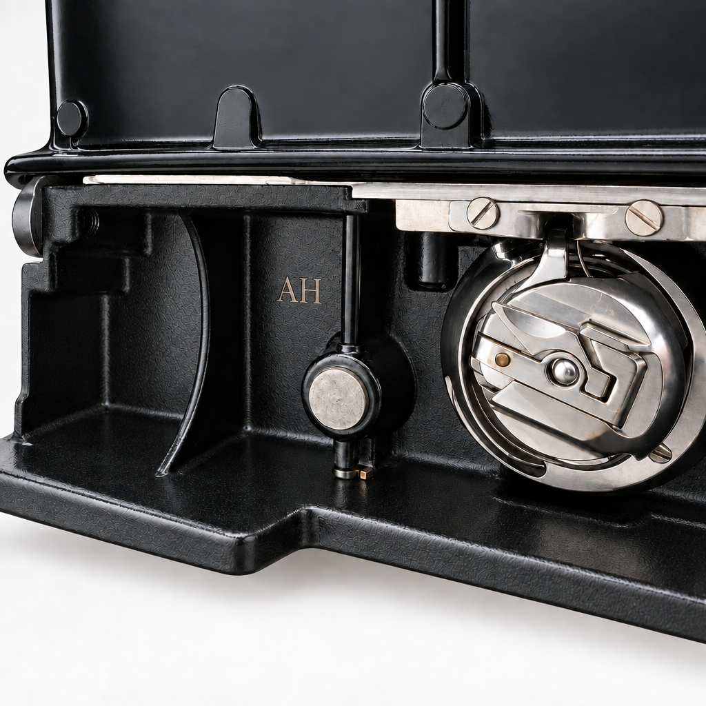 Unique Bobbin case on the Singer 222k1 featherweight sewing machine
