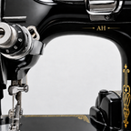 Note the barrel tension assembly on the Singer 222k1 featherweight sewing machine